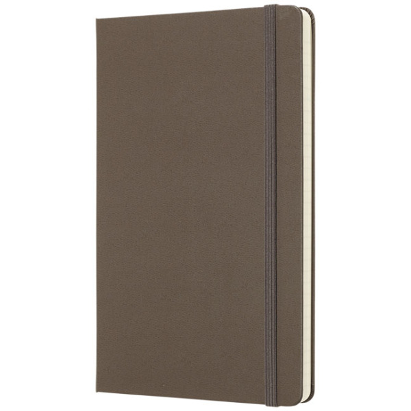 Classic L hardcover notitieboek - gelinieerd - Aarde bruin
