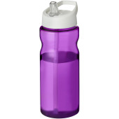 H2O Active® Eco Base 650 ml sportfles met tuitdeksel - Paars/Wit