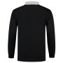Polosweater Contrast Outlet 301006 Black-Grey 3XL