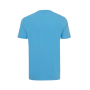 Iqoniq Bryce gerecycled katoen t-shirt, tranquil blue (S)