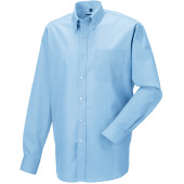 Mens' Long Sleeve Easy Care Oxford Shirt Oxford Blue 3XL