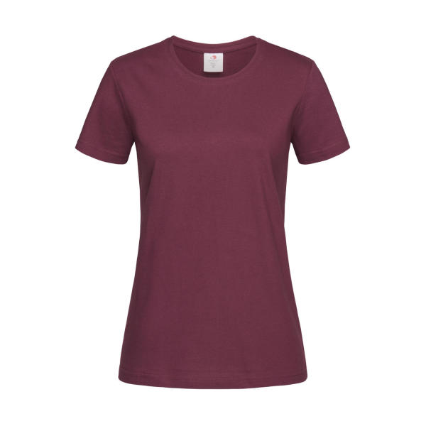 Classic-T Fitted Women - Burgundy Red - 2XL
