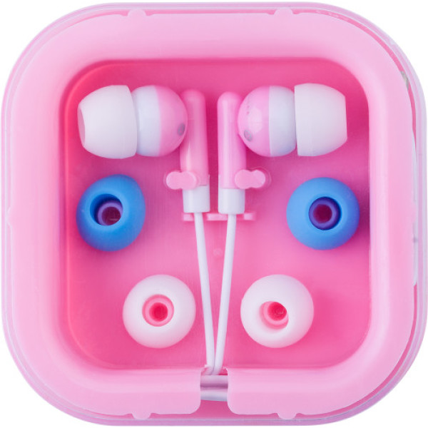ABS earphones pink