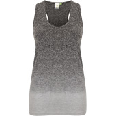 Ladie's seamless fade-out vest Dark Grey / Light Grey Marl XXS/XS