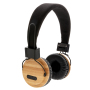 Bamboo wireless headphone, brown