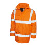 Hi Vis Road Safety Jacket - 2XL - Orange