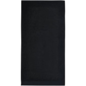 Ellie badhanddoek 70 x 140 cm van 550 g/m² katoen - Zwart
