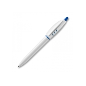 Ball pen S30 hardcolour - White / Blue