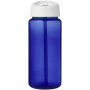 H2O Active® Octave Tritan™  600 ml sportfles met tuitdeksel - Blauw/Wit