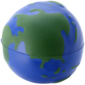 Globe anti-stress wereldbol - Blauw/Groen