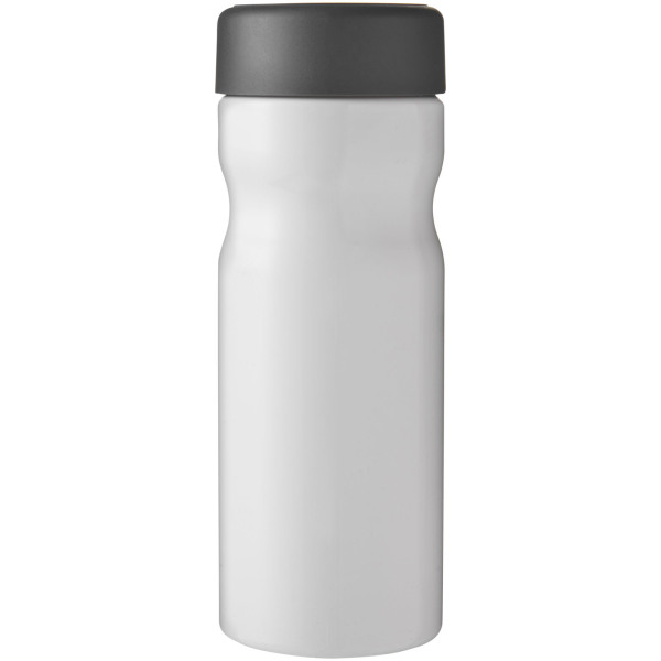H2O Active® Base 650 ml screw cap water bottle - White/Grey