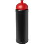 Baseline® Plus 750 ml bidon met koepeldeksel - Zwart/Rood