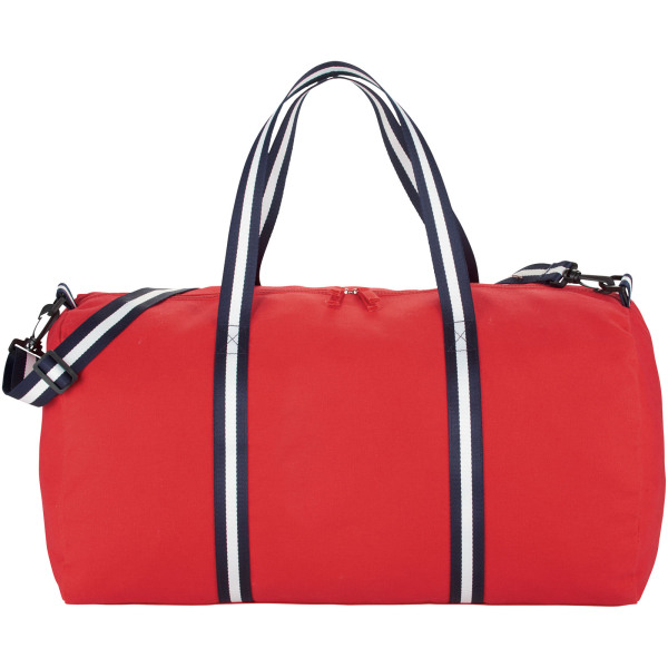 Weekender canvas travel duffel bag 40L - Red