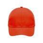MB6135 6 Panel Polyester Peach Cap - grenadine - one size