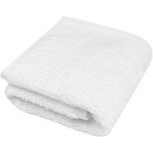 Chloe 550 g/m² håndklæde i bomuld 30x50 cm - Hvid