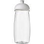 H2O Active® Pulse 600 ml dome lid sport bottle - Transparent/White