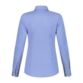L&S Shirt Poplin Mix Stretch LS for her light blue XL