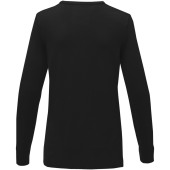 Merrit dames pullover met ronde hals - Zwart - XL