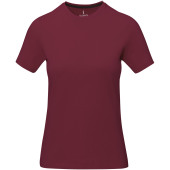 Nanaimo dames t-shirt met korte mouwen - Bordeaux rood - S