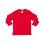 Baby/Toddler Long Sleeve T-Shirt, Red, 6-12, Larkwood
