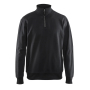 Sweatshirt met halve rits Sweatshirt met halve rits