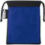 Raquel gerecyclede PET sport koelhanddoek in een pouch 80 x 30 cm - Koningsblauw
