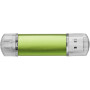 Aluminium On-the-Go (OTG) USB-stick - Groen - 64GB