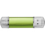 Aluminium On-the-Go (OTG) USB-stick - Groen - 32GB