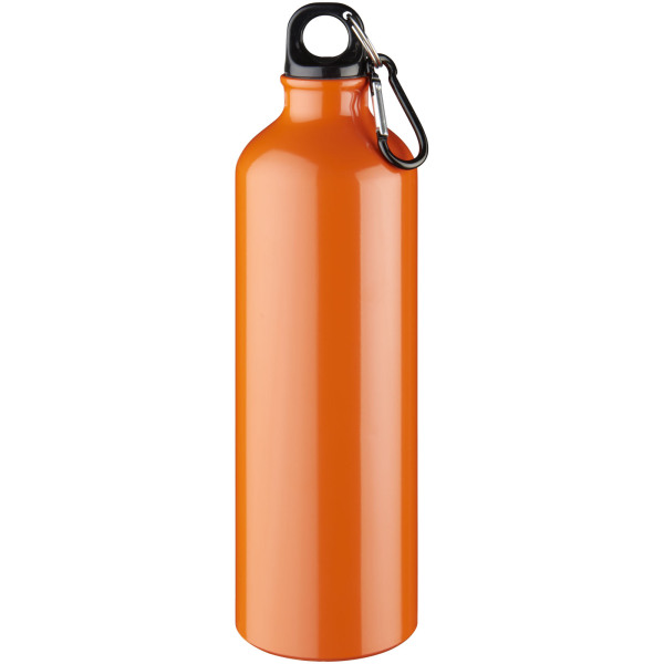 Oregon 770 ml aluminium water bottle with carabiner - Orange