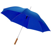 Lisa 23'' automatische paraplu met houten handvat - Koningsblauw