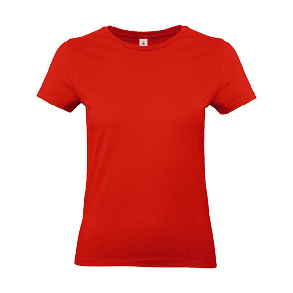 #E190 /women T-Shirt - Fire Red