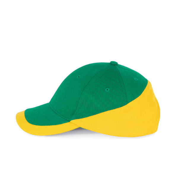Racing - 6-Panel-Kappe Kelly Green / Yellow One Size