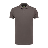 L&S Polo Fit Heavy Mix SS pearl grey 3XL