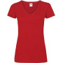 Lady-fit Valueweight V-neck T (61-398-0) Red M