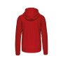 Hooded Sweater Met Rits Red XS