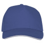 Ceto 5 panel sandwich cap - Blauw
