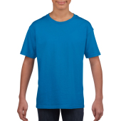 Gildan T-shirt SoftStyle SS for kids Sapphire XL