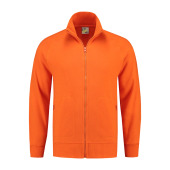 L&S Sweater Cardigan unisex orange L
