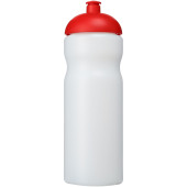 Baseline® Plus 650 ml drikkeflaske med kuppelformet låg - Transparent/Rød