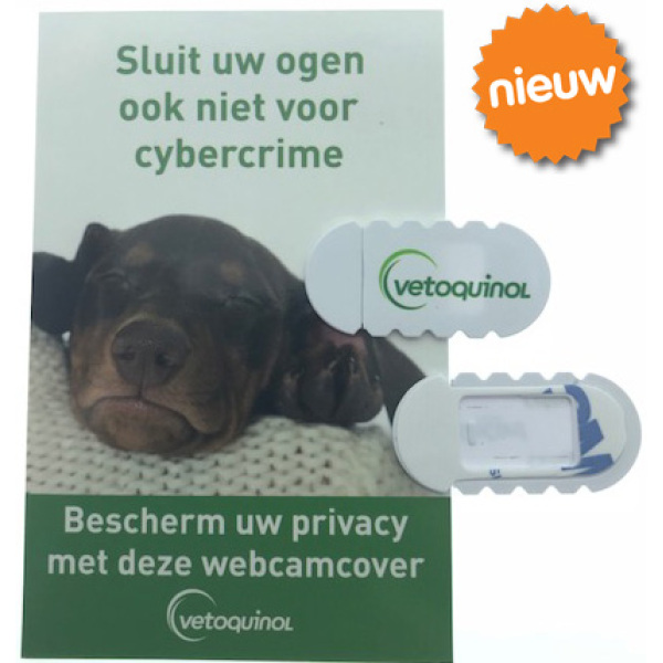 Webcam cover in eigen vorm