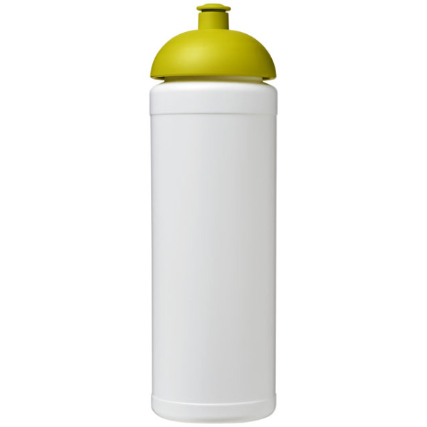 Baseline® Plus grip 750 ml bidon met koepeldeksel - Wit/Lime