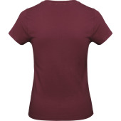 #E190 Ladies' T-shirt Burgundy XS