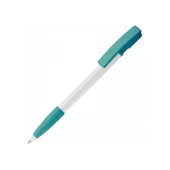 Balpen Nash grip hardcolour - Wit / Turquoise