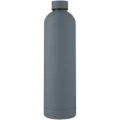 Spring 1l koperen vacuümgeïsoleerde fles - Donker grijs