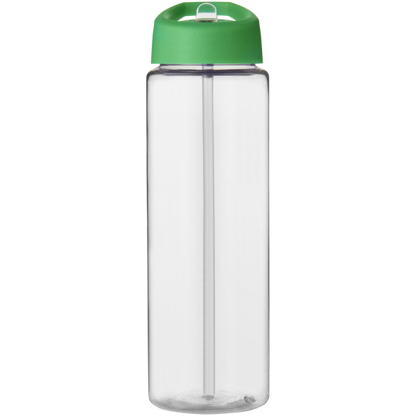 H2O Active® Vibe 850 ml spout lid sport bottle - Transparent/Green