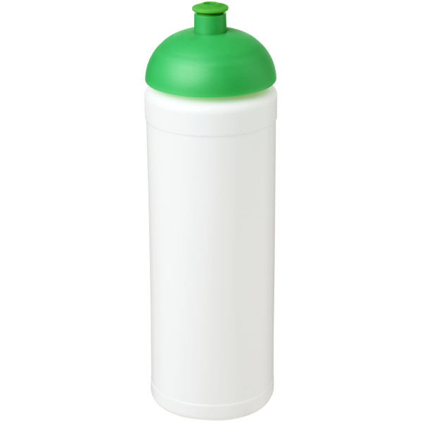 Baseline® Plus grip 750 ml dome lid sport bottle - White/Green