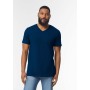 Gildan T-shirt V-Neck SoftStyle SS for him 446 dark heather S