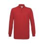 B&C Safran Longsleeve, Red, 3XL
