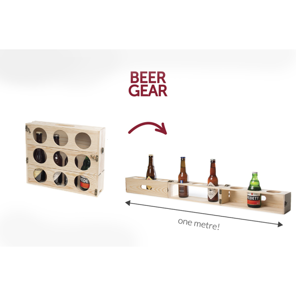 Rackpack Beer Gear- Beergift box and one-meter-of beer in one!