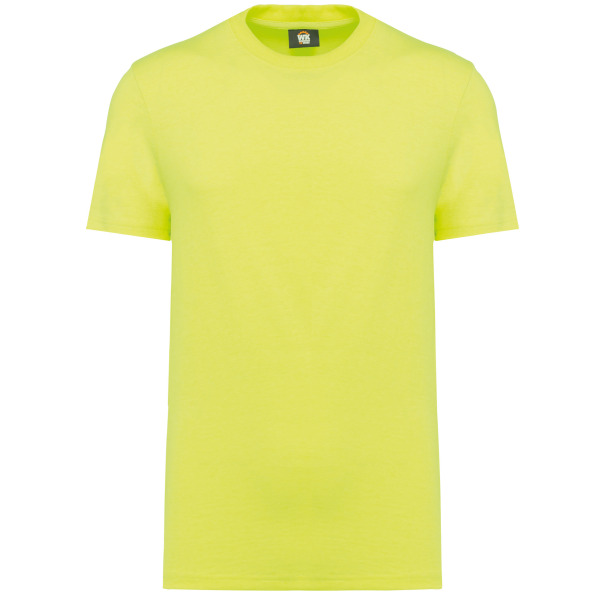 Ecologisch uniseks T-shirt met korte mouwen Fluorescent Yellow XXS